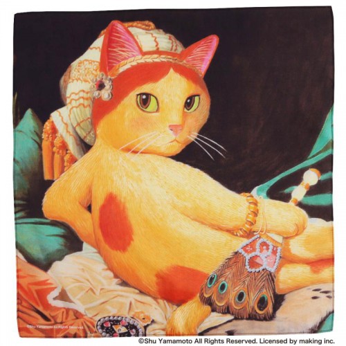 [現貨]日本CATART印花手帕圍巾-Grand Odalisque	